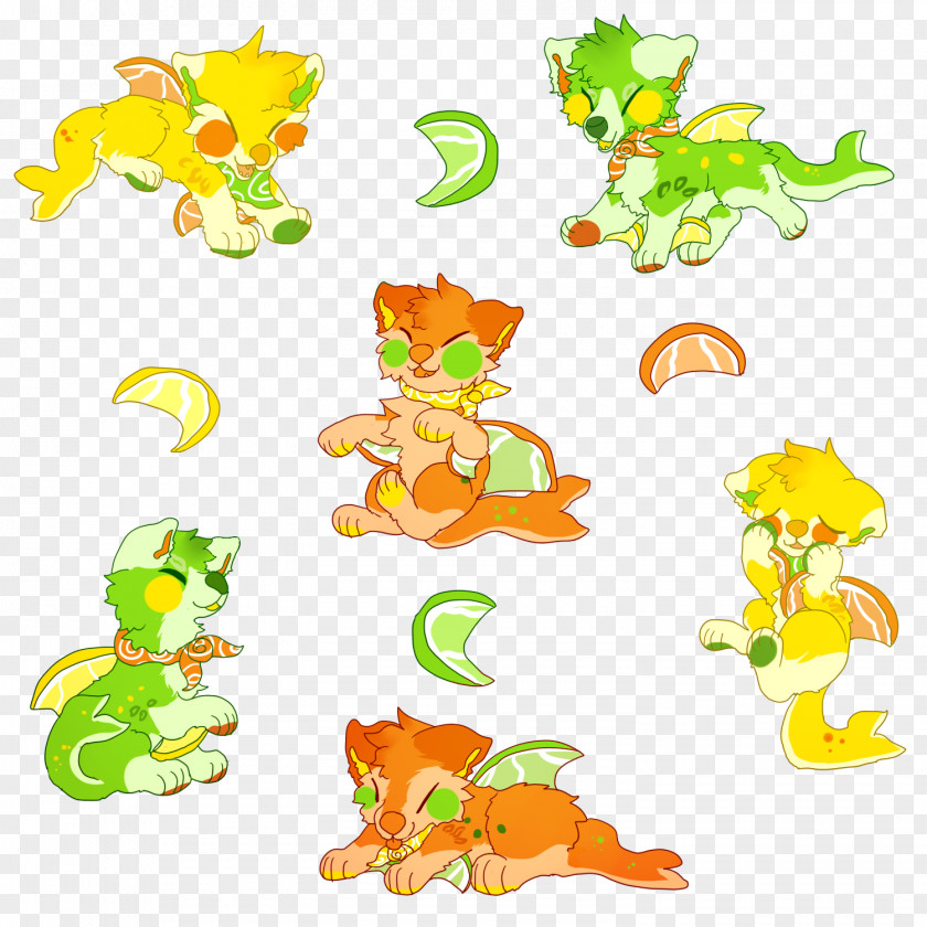 Leaf Animal Character Clip Art PNG