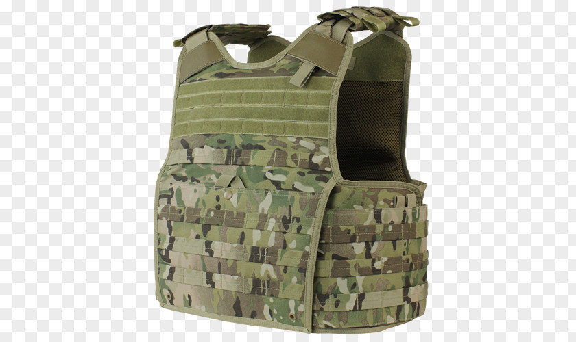 Military Soldier Plate Carrier System MOLLE MultiCam TacticalGear.com Coyote Brown PNG