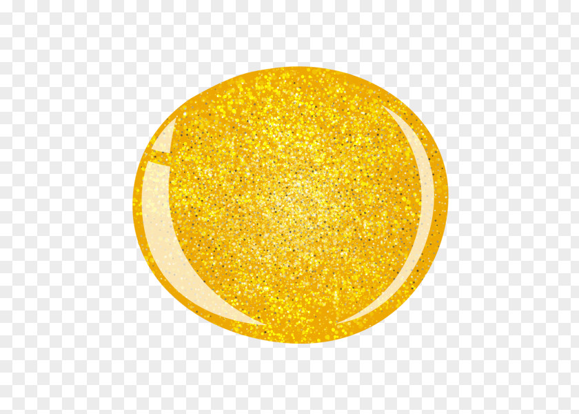 Polish Gel Nails Yellow Gold Color PNG