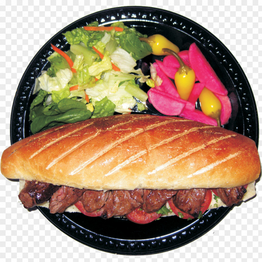 Roast Beef Panbagnat Burger Cartoon PNG