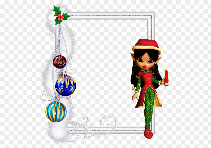 Santa Claus Christmas Ornament Elf Lights PNG