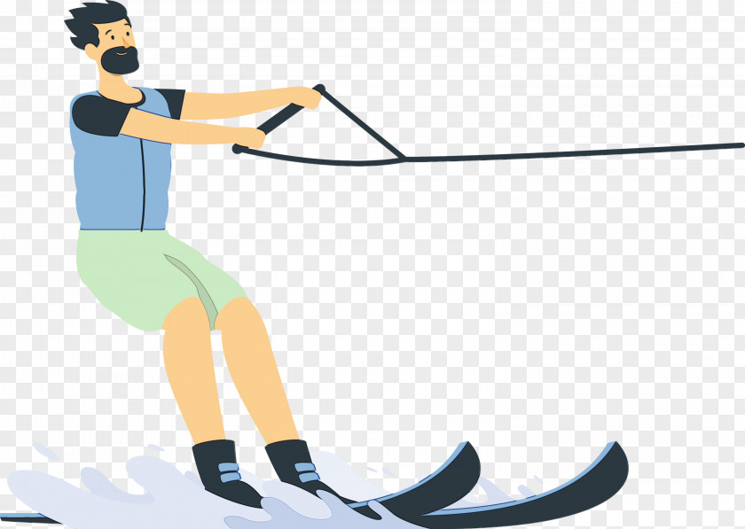 Ski Pole Angle Line Skiing Shoe PNG
