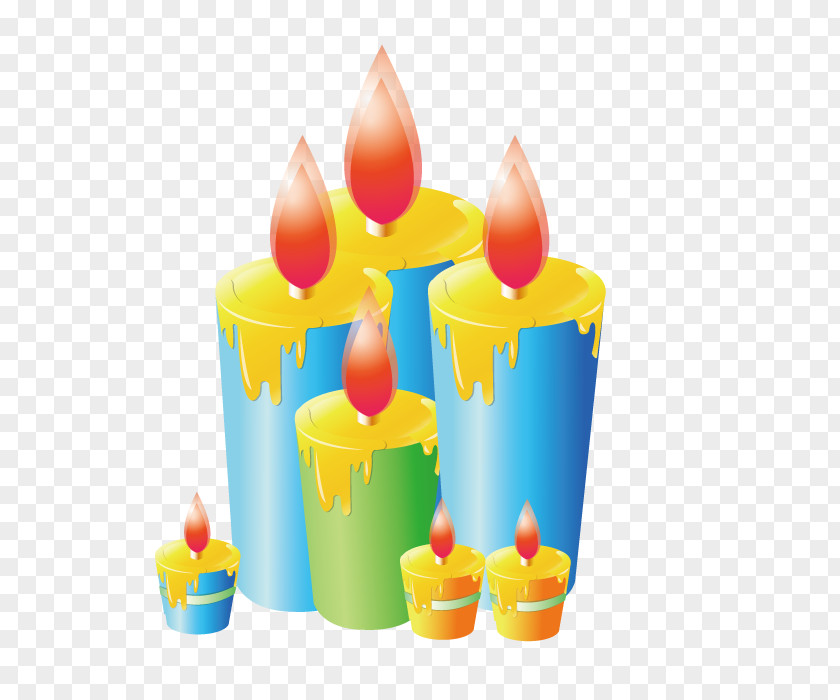 Christmas Candle Vector Image Download PNG