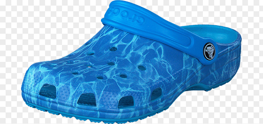 Crocs Sandal Clog Blue Shoe PNG