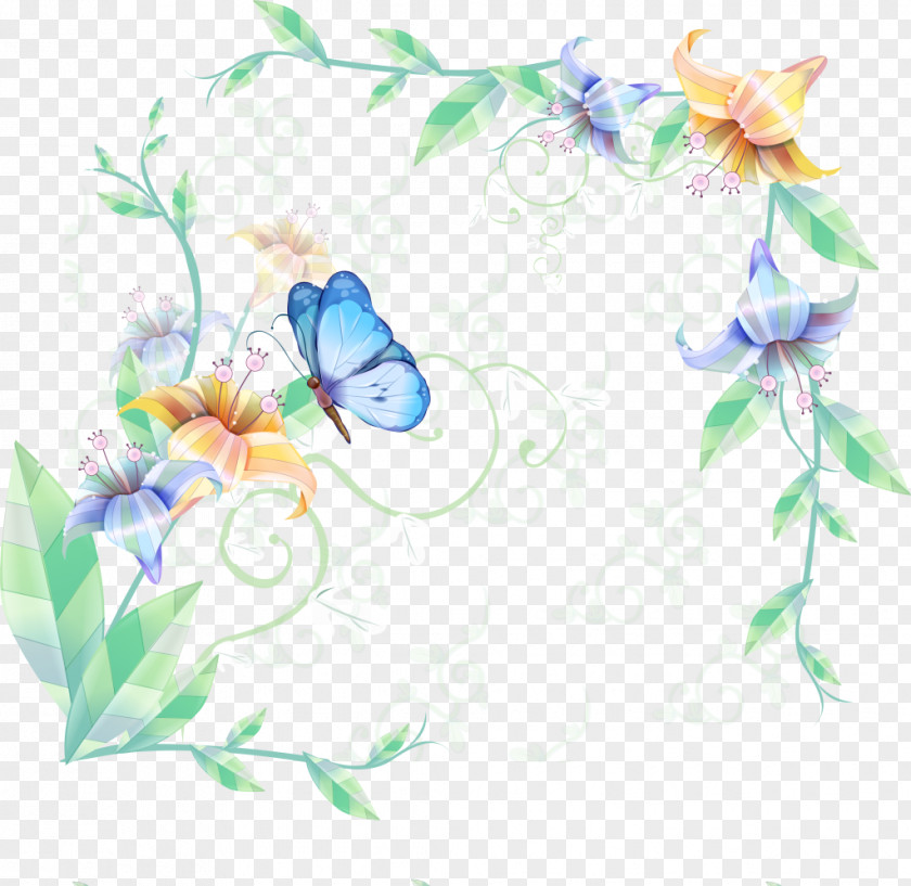 Deco Butterfly Cuadro PNG