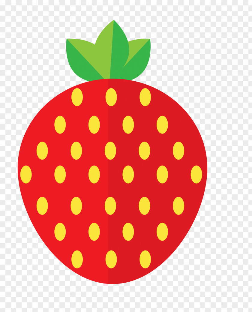 Red Strawberry Auglis Sticker PNG