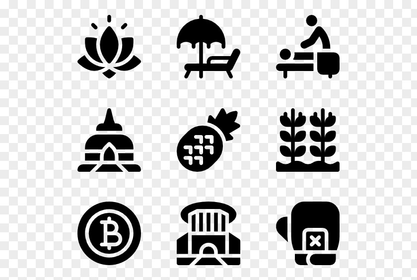 Thailand Festival Symbol Body Icons Clip Art PNG