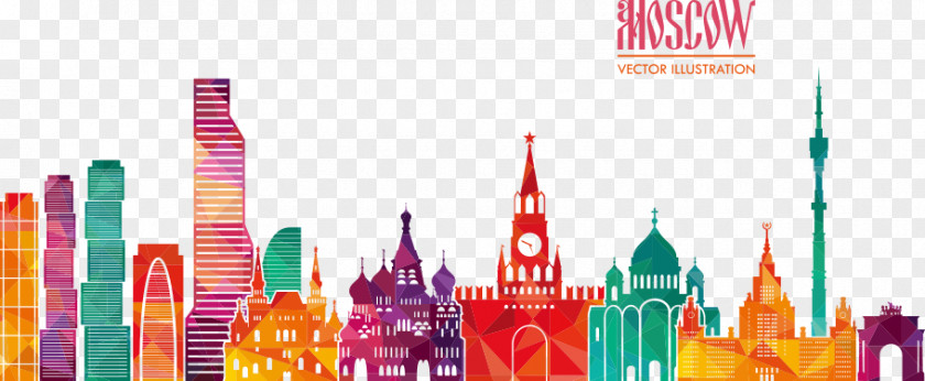 Vector Illustration Moscow City Free Royalty-free Euclidean PNG