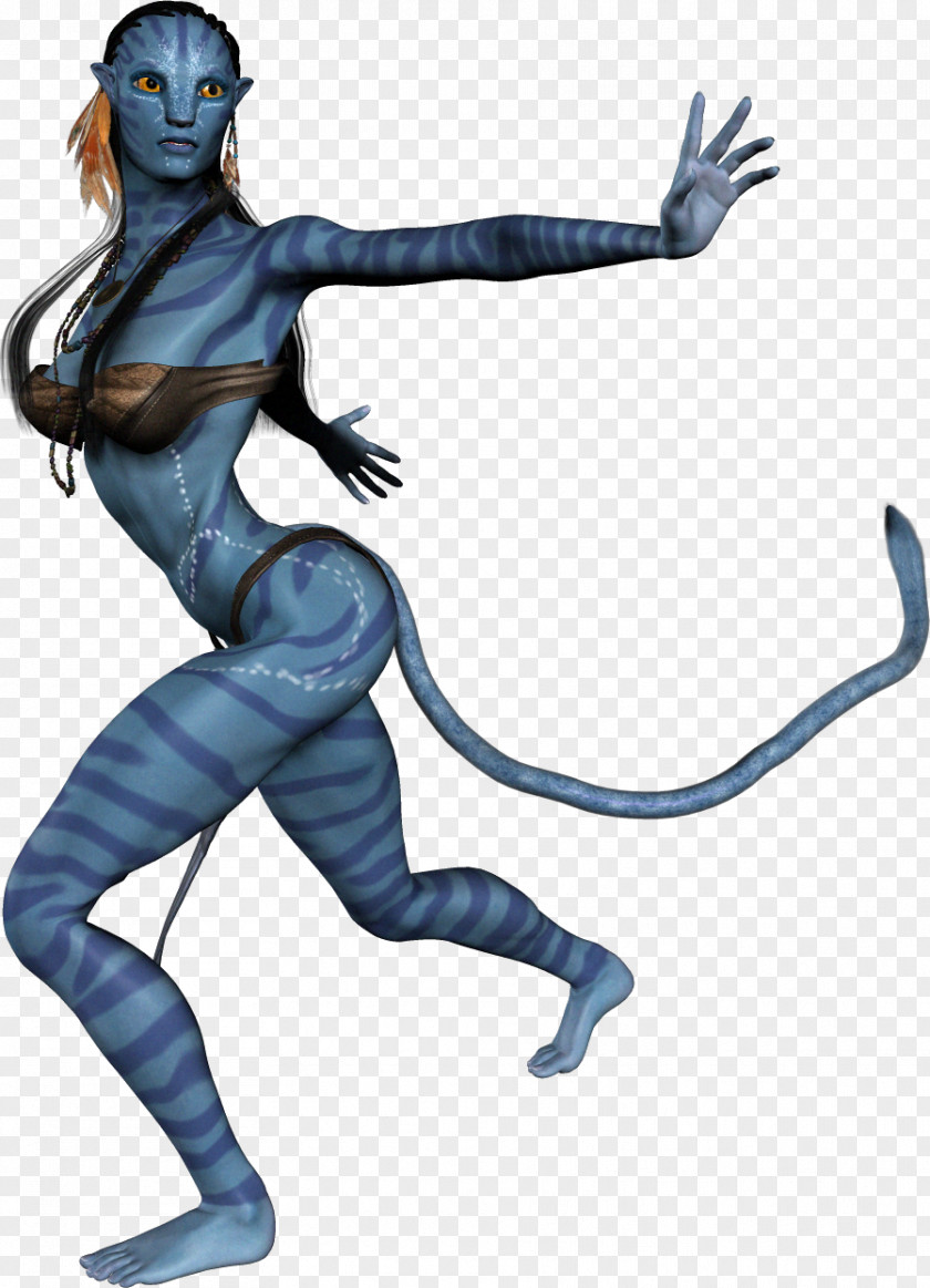 Avatar Neytiri Film Rendering PNG