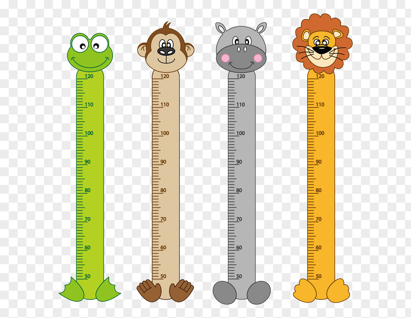 Child Height Measuring Cartoon Measurement Clip Art PNG