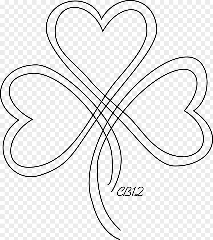 Clover Shamrock Ireland Celtic Knot Saint Patrick's Day PNG