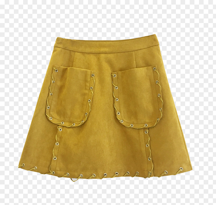 Ginger Skirt Yellow PNG
