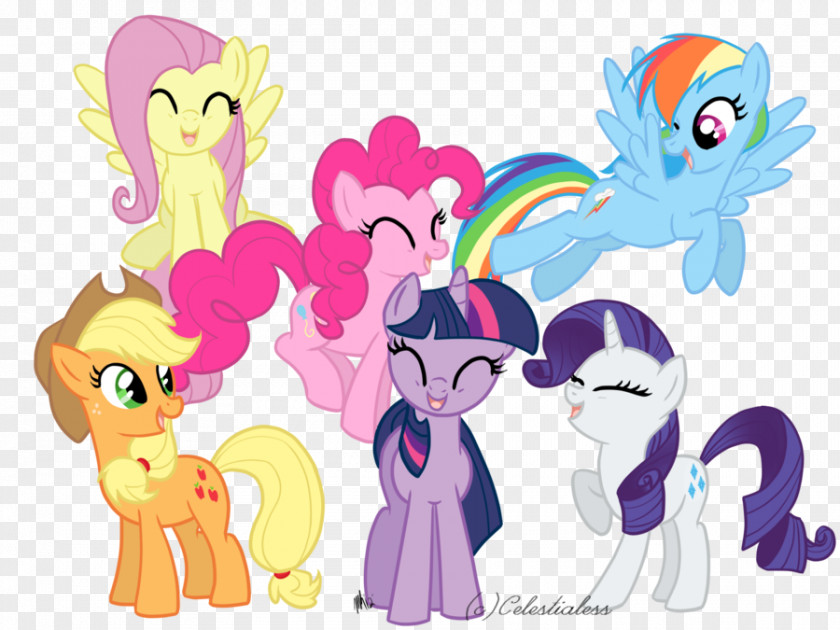 My Little Pony Rainbow Dash Applejack Pinkie Pie Twilight Sparkle PNG