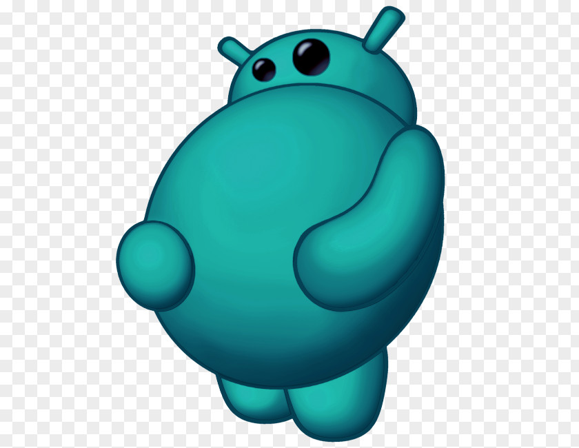 Robot Fat Android Cartoon PNG