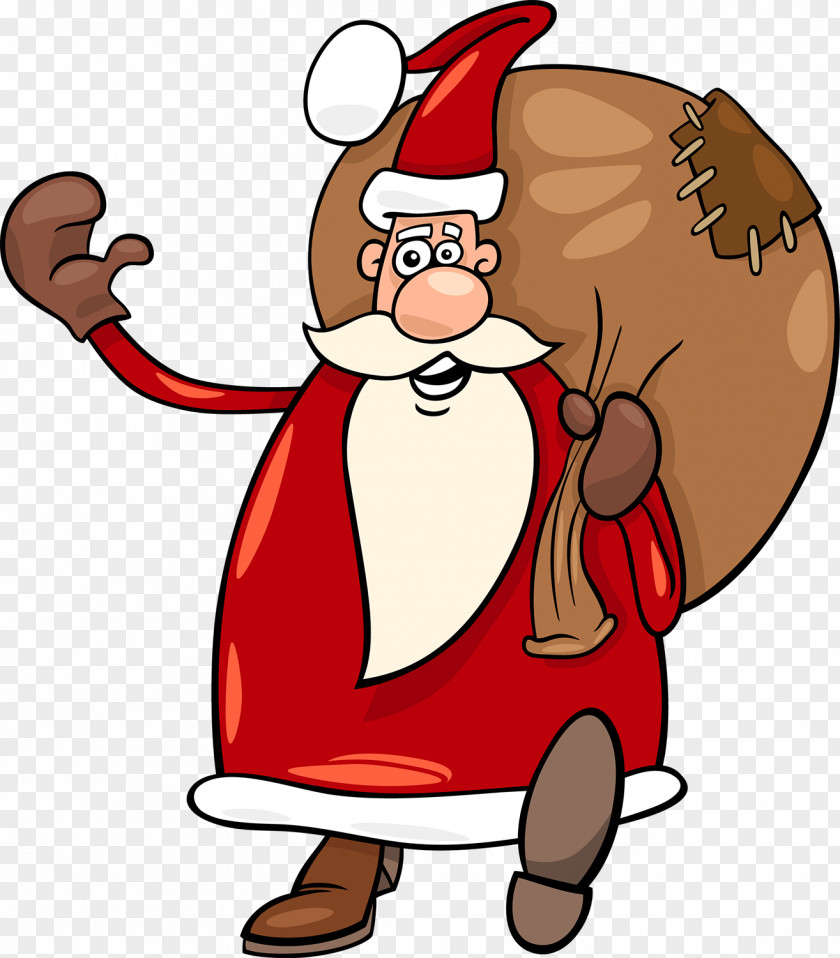 Cartoon Santa Claus Christmas PNG