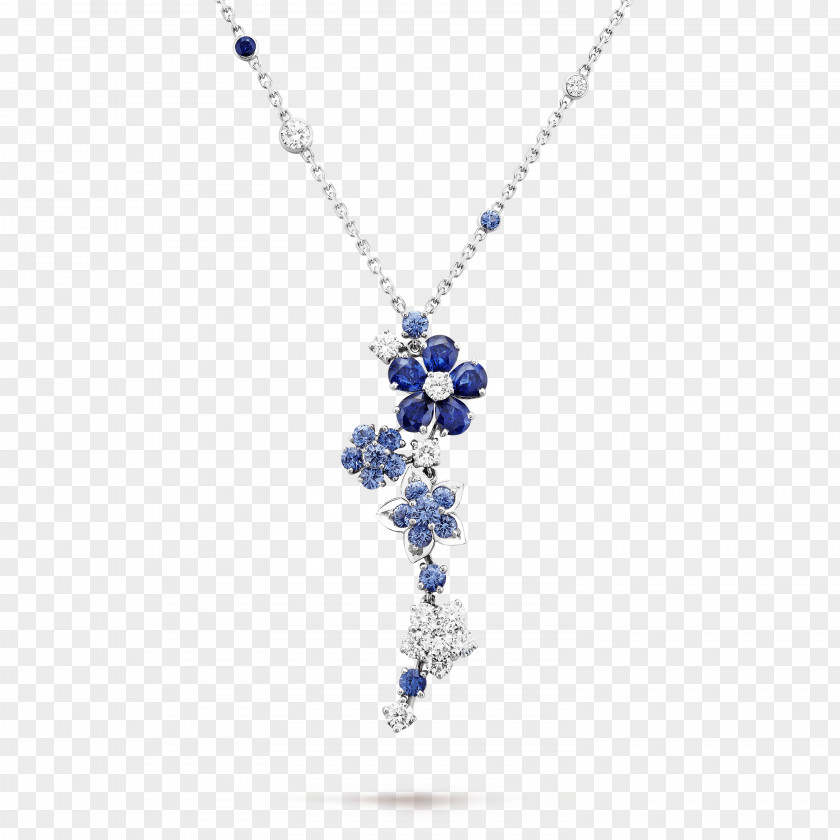 Sapphire Van Cleef & Arpels Charms Pendants Jewellery Necklace PNG