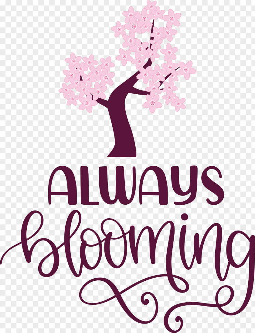 Always Blooming Spring PNG