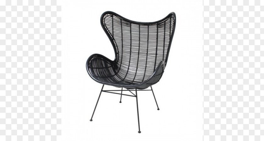 Egg Rattan Chair Living Room Foot Rests PNG