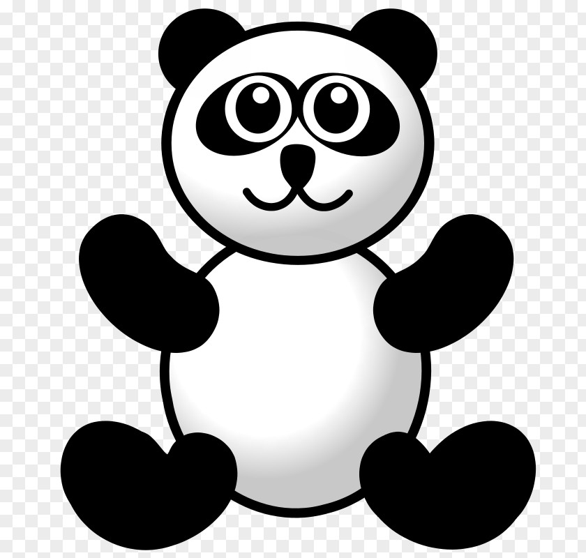 Free Panda Clipart Giant Brown Bear Cartoon Clip Art PNG