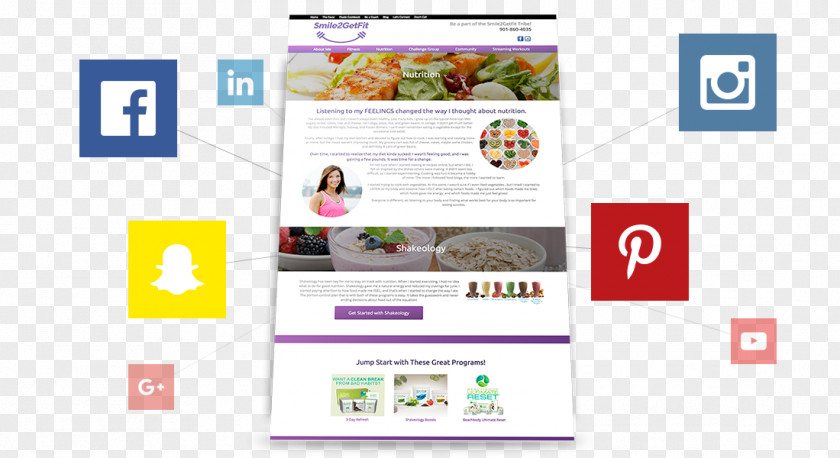 Gym Landing Page Web Brand Advertising Marketing PNG