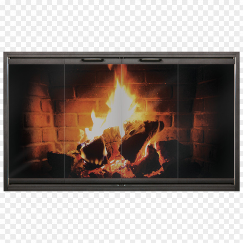 Chimney Fireplace Insert Sliding Glass Door PNG