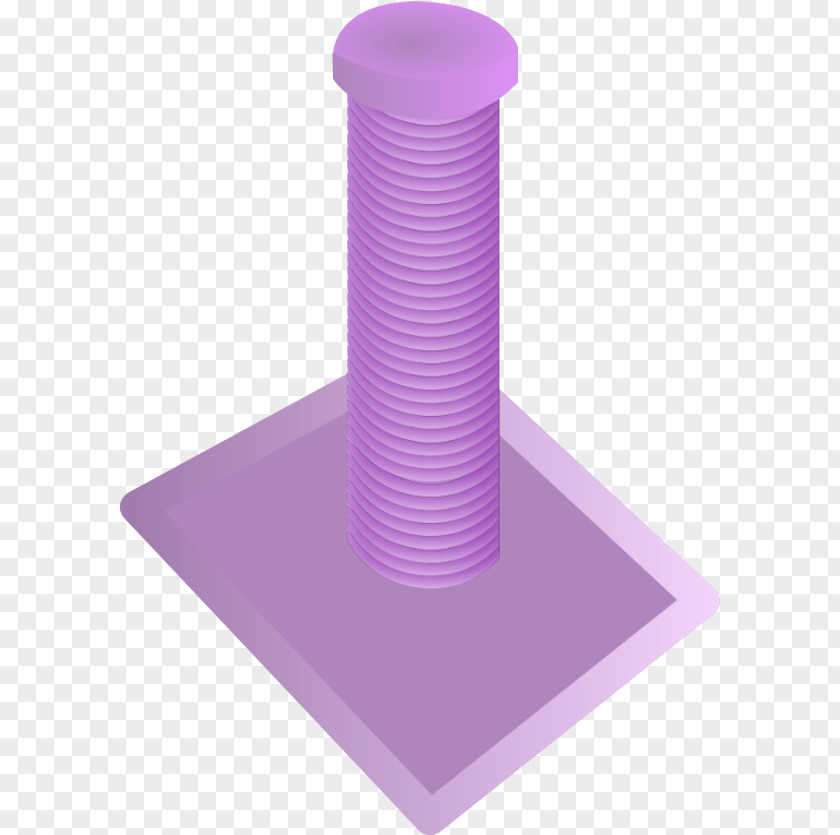 Cylinder Purple Violet PNG