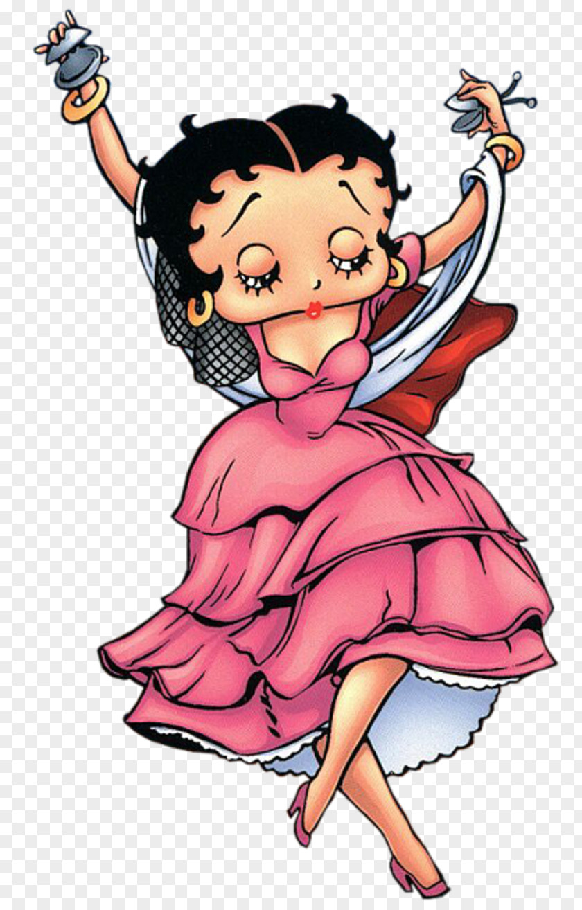 Party Betty Boop Animated Cartoon Image PNG