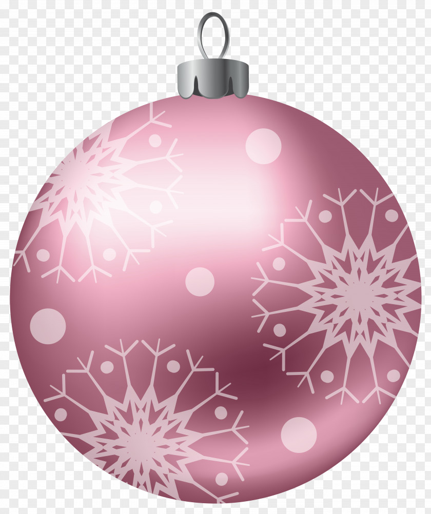 Pink M Christmas Ornament Clip Art Day Image PNG