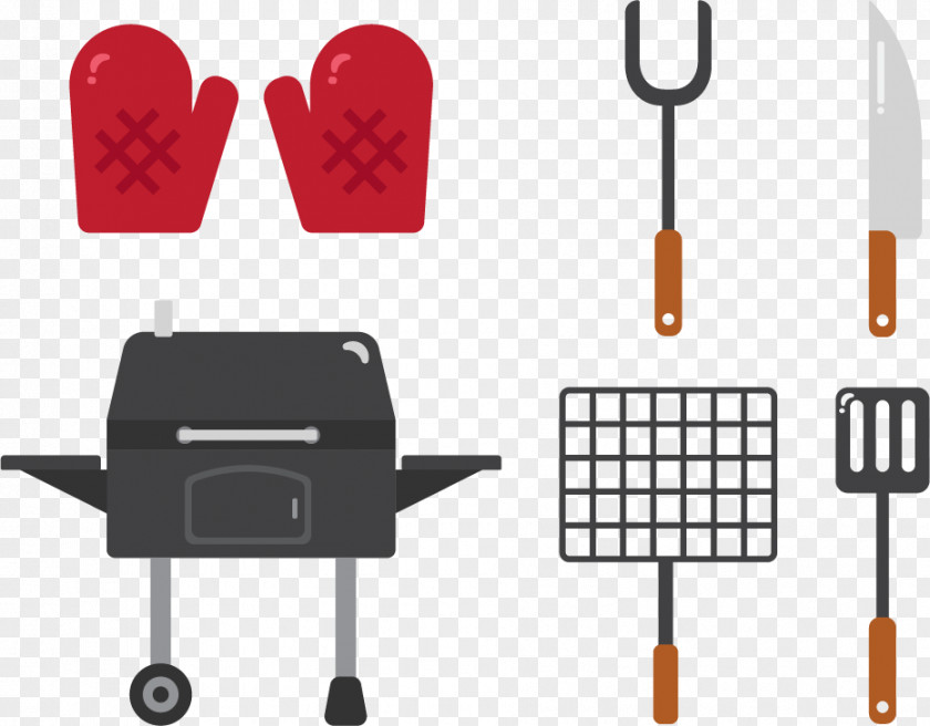 Vector Barbecue Together Euclidean PNG