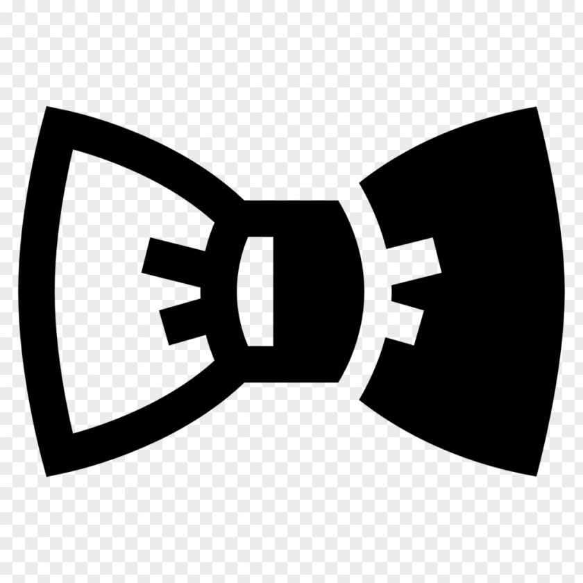 Black Bow Tie Necktie PNG