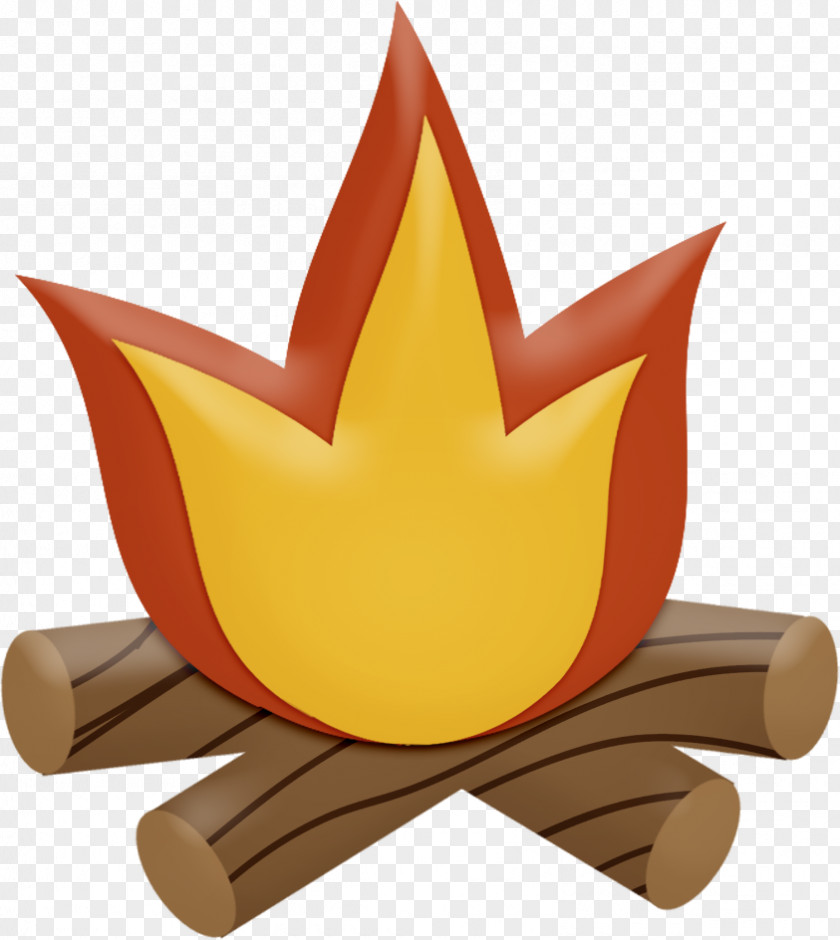 Hand-painted Wood Flame Paper Fire Light PNG