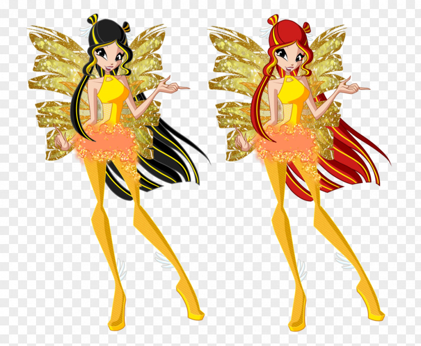 Yin Fairy Insect Costume Design Illustration Doll PNG