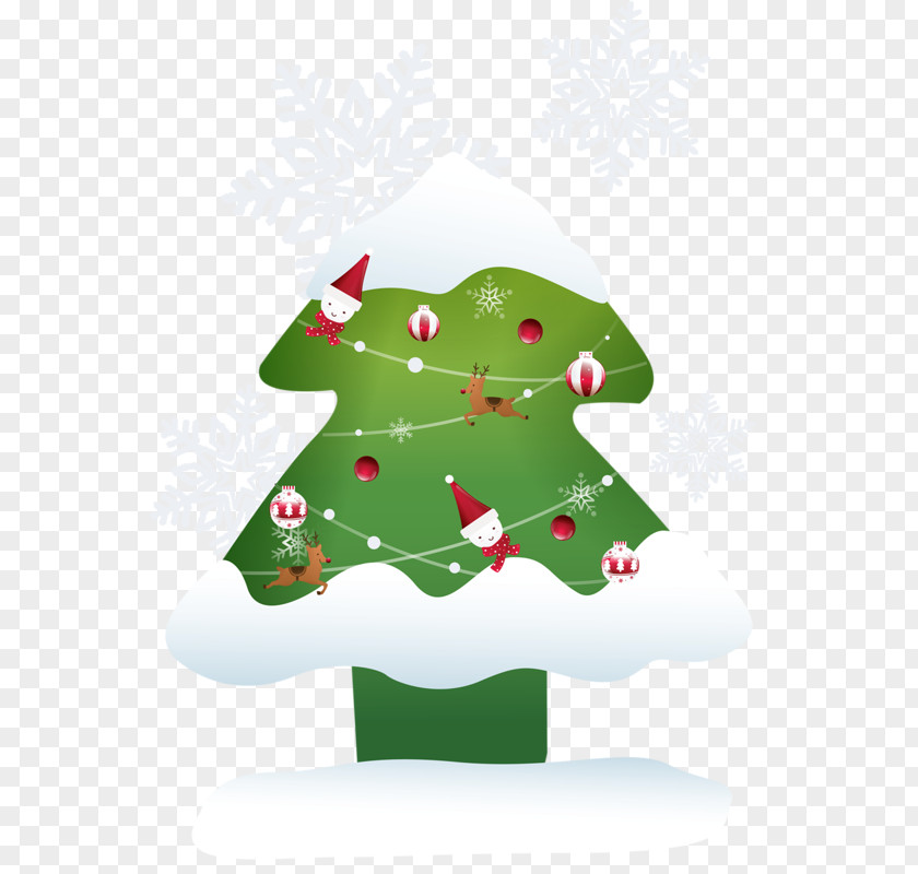 Cartoon Christmas Tree Transparent Material Drawing Information Clip Art PNG
