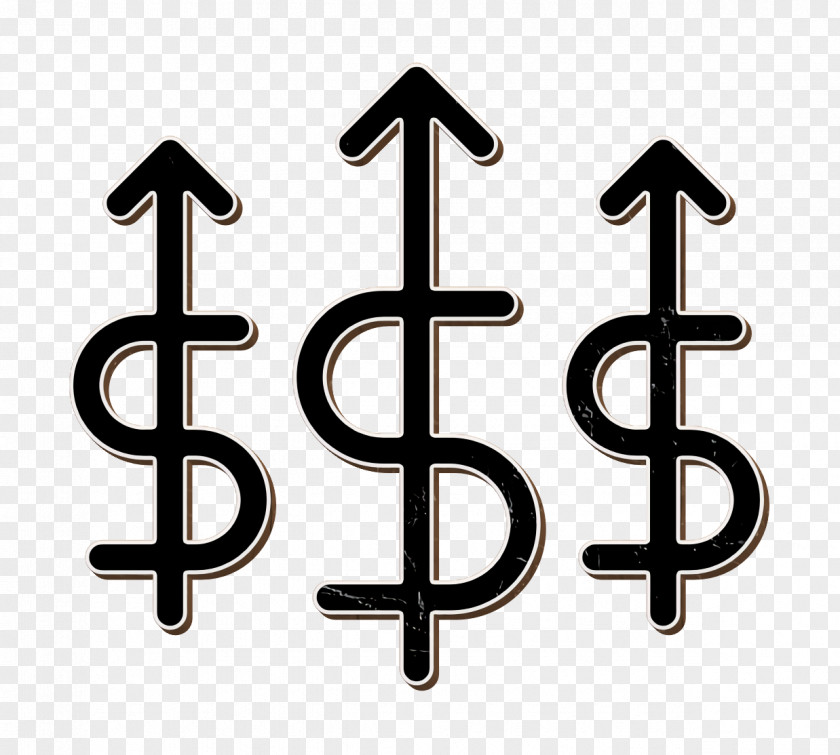 Dollar Symbol Icon Business Ecommerce Set PNG