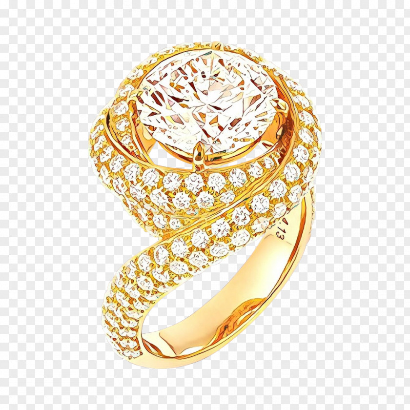 Metal Gemstone Jewellery Ring Yellow Engagement Gold PNG