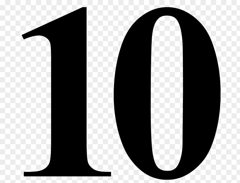 Numero 1 Number Black And White Image Clip Art PNG