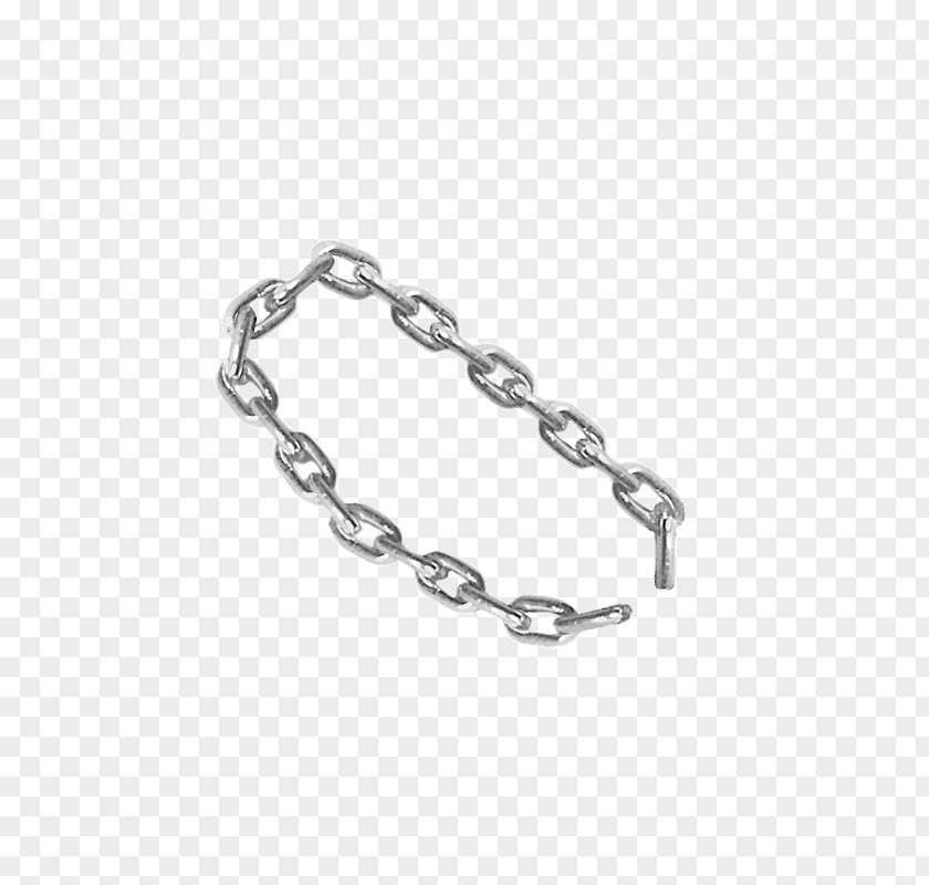 Silver Bracelet Body Jewellery Chain PNG