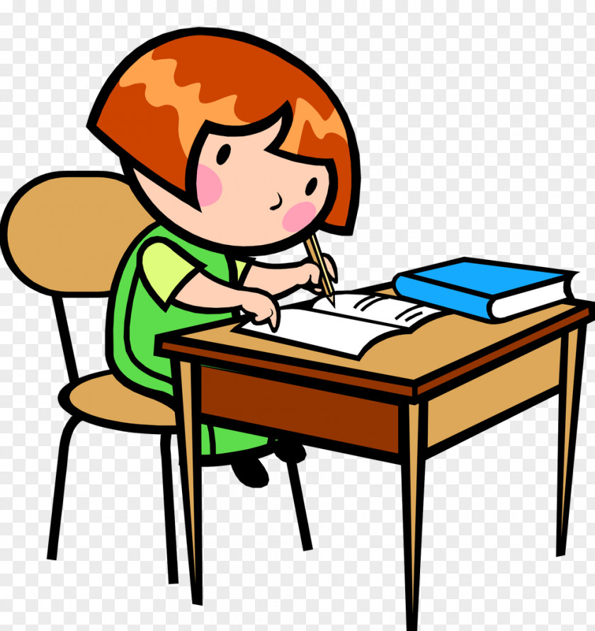 Writing Child Clip Art PNG