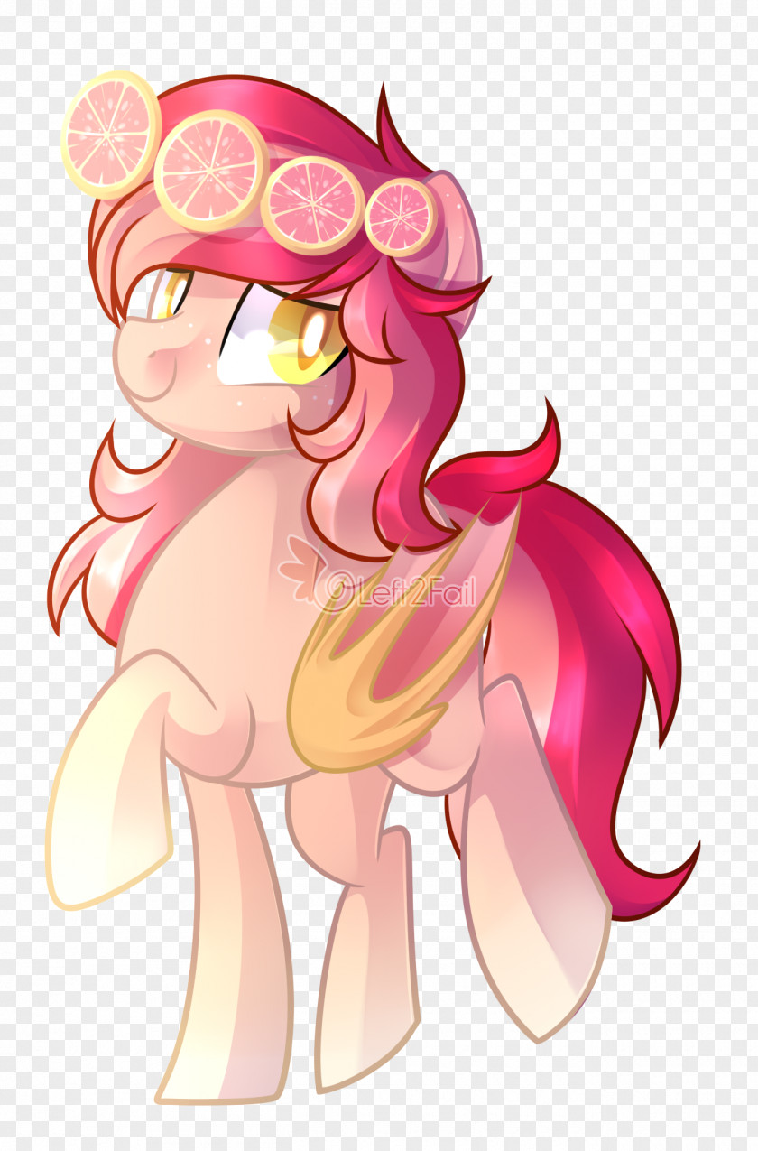 Grapefruit Drawing Art Horse Pony PNG