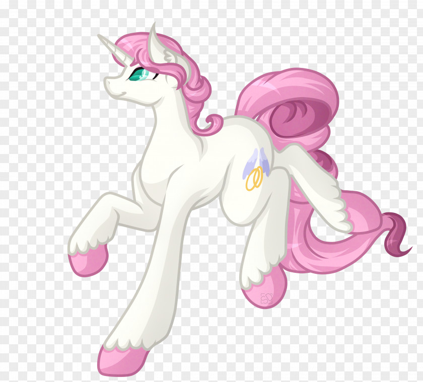 Horse Unicorn Cartoon Illustration Pink M PNG