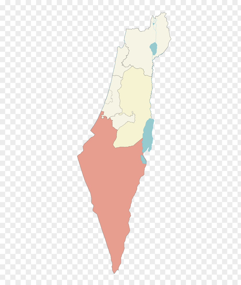 Map Israel PNG