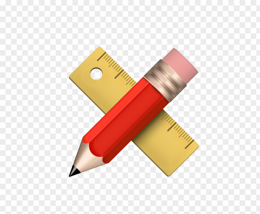 Pen And Ruler Technical Drawing Tool Icon PNG