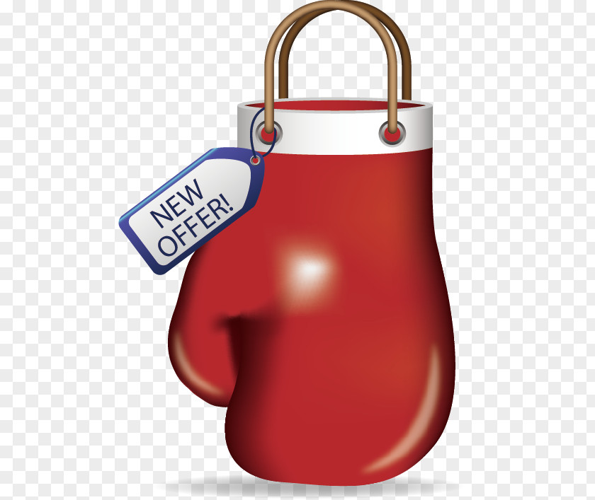 Red Boxing Gloves Vector Glove Euclidean PNG