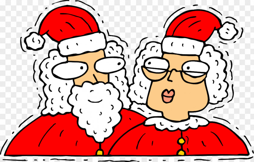 Santa Claus Graphics Mrs. North Pole Gift Clip Art PNG