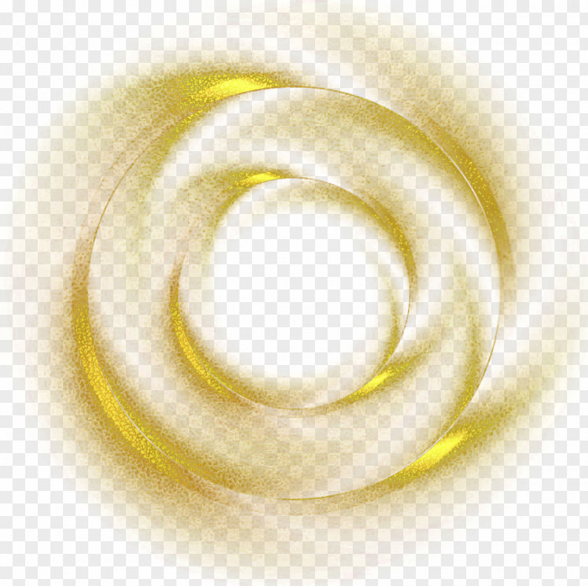 Golden Circle Light PNG