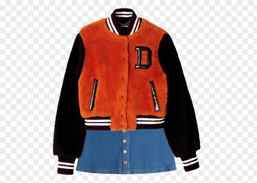 Orange Baseball Uniform Coat Jacket Clothing PNG