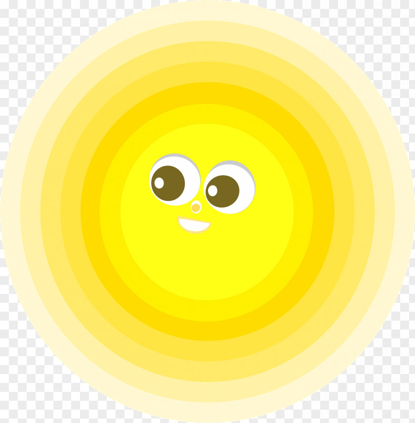Smiley Sunlight Clip Art PNG