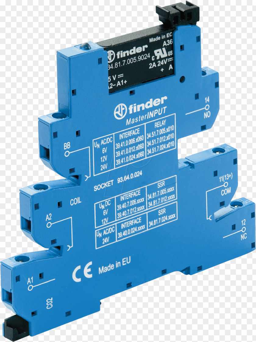 Solid-state Relay Electronics DIN Rail Electrical Switches PNG
