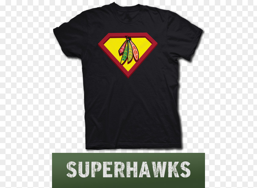 T-shirt Chicago Blackhawks Logo Sleeve PNG
