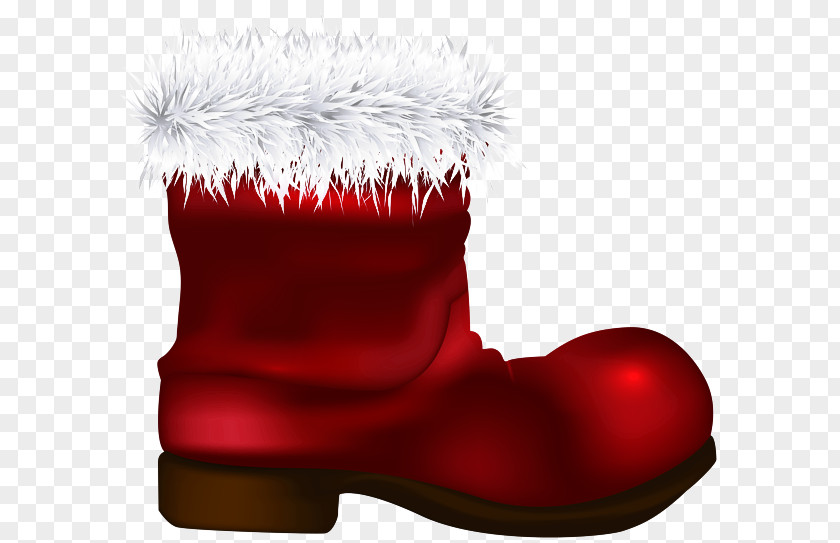 Christmas Stocking Snow Boot PNG